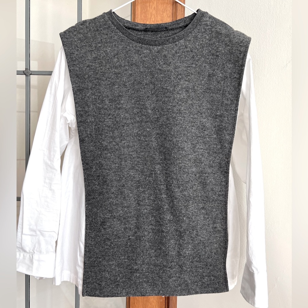 ZARA Wool Vest Blouse S